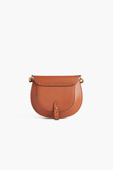 Suede and Leather Besace Bag - Vegetal