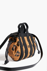 Quilted and Embroidered Strap Bag (M) - Leonard - Black