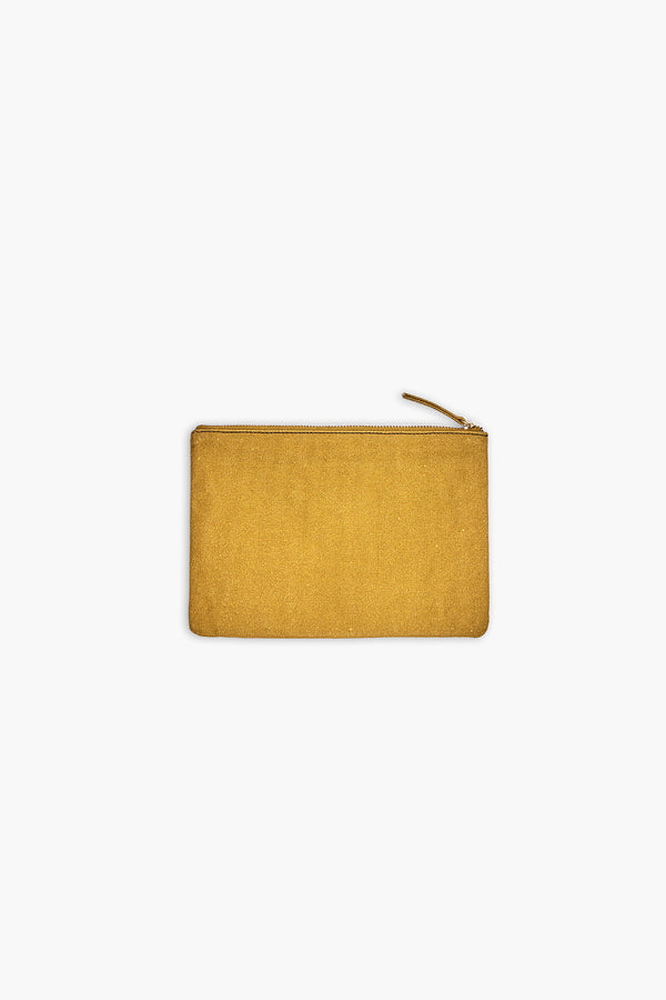 Embroidered Pouch - Archimède - Gold