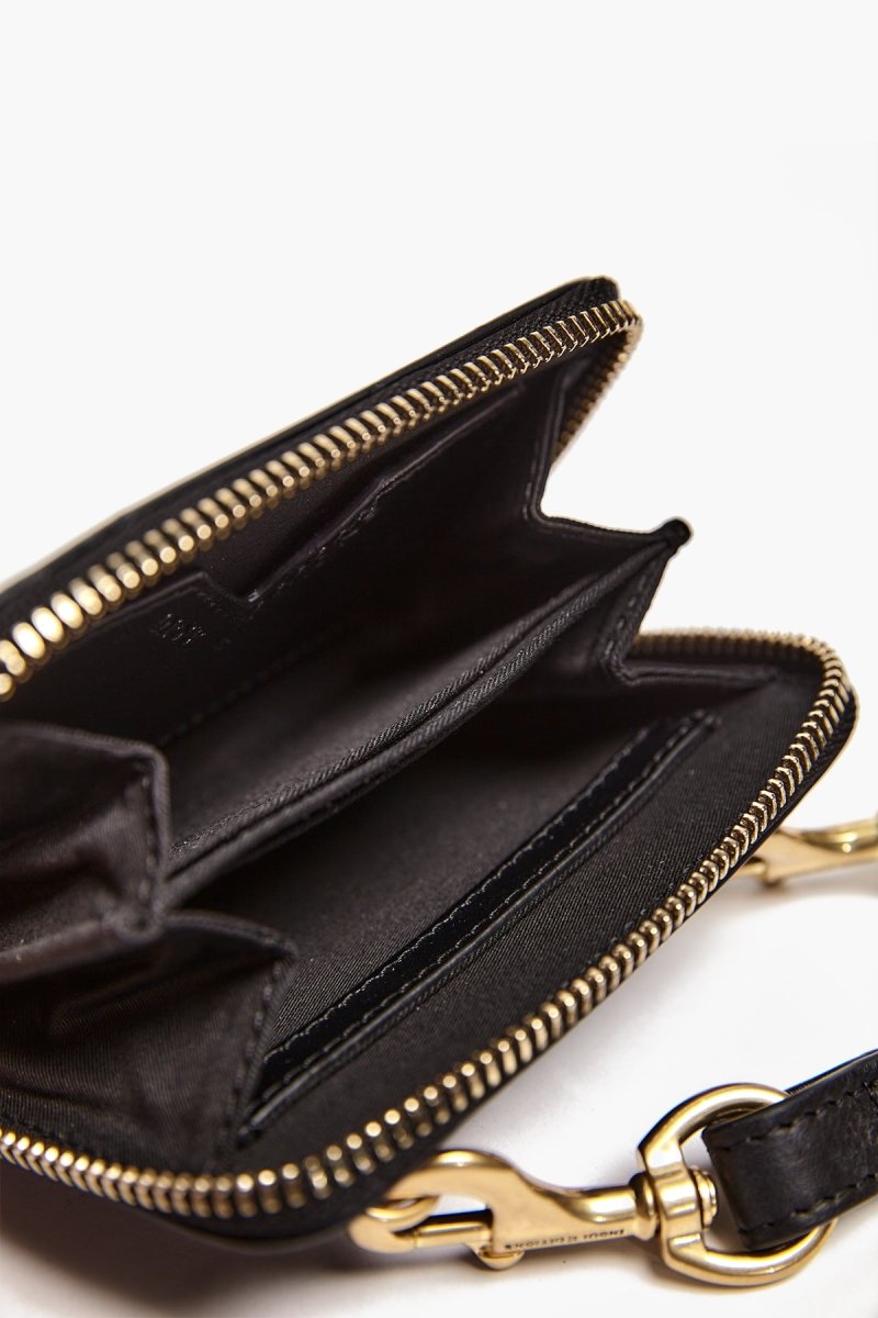 Leather Wallet (S) - Leo - Black - Inoui Editions Europe