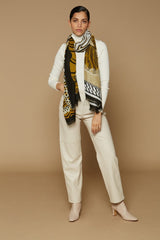 Modal and Cashmere Scarf - Mantra - Beige - Inoui Editions Europe