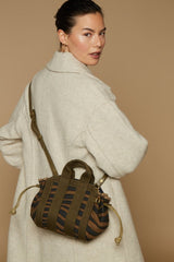 Quilted Strap Bag (M) - Tiger - Khaki - Inoui Editions Europe